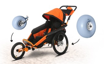 xROVER special needs stroller size S model "ALL IN ONE" + travel bag size S - 499.00 USD - MAKE A WISH