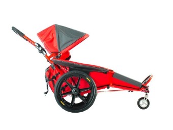 iXROVER / xROVER stroller size L model "ALL IN ONE" - folding seat and backrest