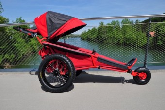 xROVER special needs stroller size L model "ALL IN ONE" - Red - BUGGY