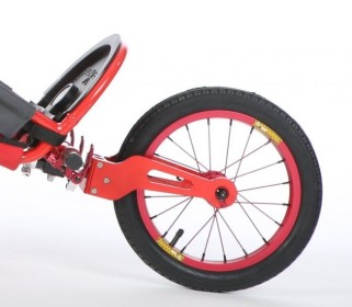 iXROVER OUTDOOR front wheel (spoke) 14" with fork - JOGGING SET