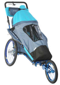 xROVER special needs stroller size L model "ALL IN ONE" - Blue - folding seat and backrest