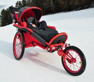 xROVER special needs stroller size M model "ALL IN ONE" - folding seat and backrest