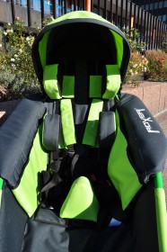 iXROVER / xROVER stroller size L model "ALL IN ONE" - GREEN, folding seat and backrest