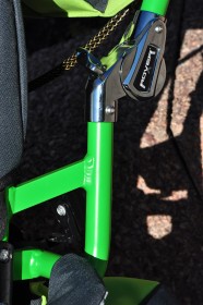 iXROVER / xROVER stroller size L model "ALL IN ONE" - GREEN, folding seat and backrest