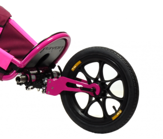 xROVER special needs stroller size M model "ALL IN ONE" - Pink - folding seat and backrest