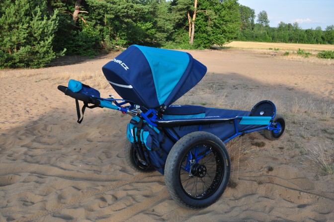 xROVER special needs stroller size M model "ALL IN ONE" - Blue - BUGGY