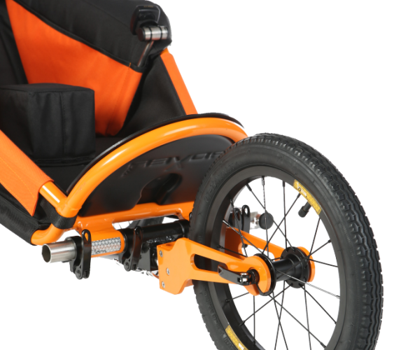 iXROVER OUTDOOR front wheel (spoke) 14" with fork - JOGGING SET